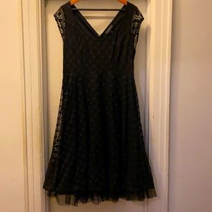 Black cocktail dress